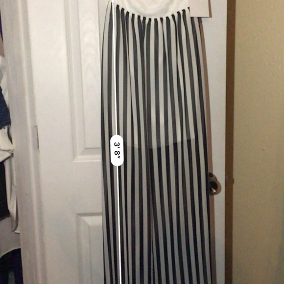 Ivory maxi strapless dress - Picture 2 of 6